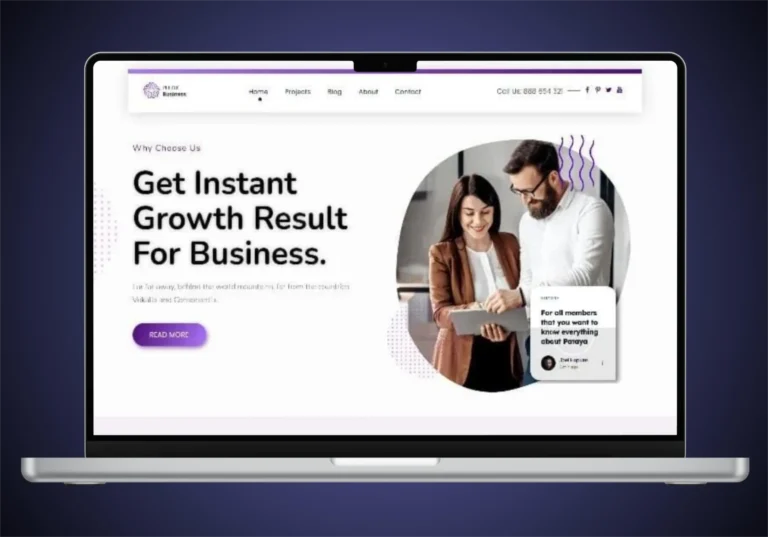 Modern hospitality website design showcasing hotel booking, amenities, and customer-friendly layout