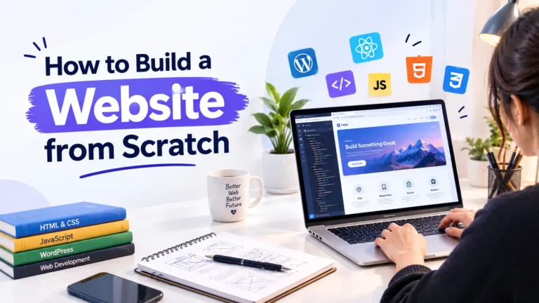 Step-by-step guide to building a website from scratch