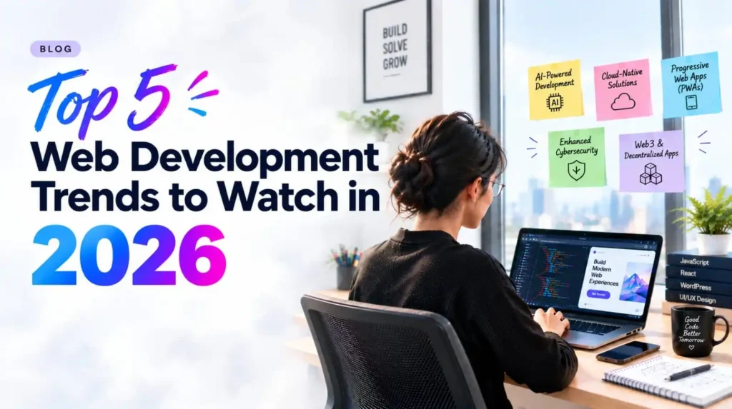 Top 5 web development trends to watch in 2026