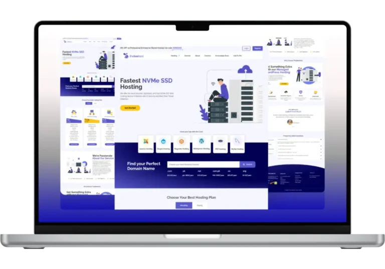 WordPress hosting website design